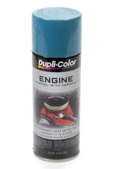 Paint - Dupli-Color - Engine - High Temperature - Enamel - Gloss Pontiac Blue - 12 oz Aerosol - Each thumbnail 2