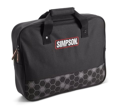 Fire Suit Bag - Simpson Logo - Zipper Closure - Black - Each