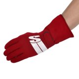Driving Gloves - Impulse - SFI 3.3/5 - Double Layer - Nomex - Red - Medium - Pair thumbnail 2
