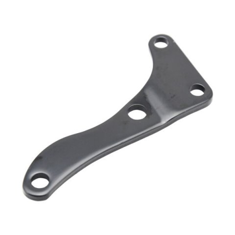 Alternator Bracket - Passenger Side - Lower - Steel - Black Paint - Long Water Pump - Small Block Chevy - Each