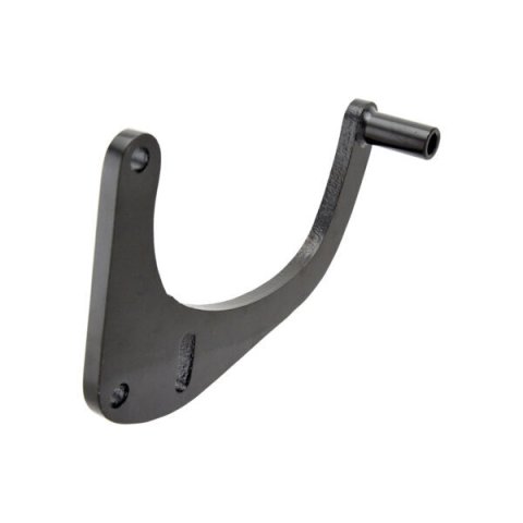 Alternator Bracket - Driver Side - Low Mount - Water Pump Mount - Steel - Black Paint - Short Water Pump - Small Block Chevy - Kit
