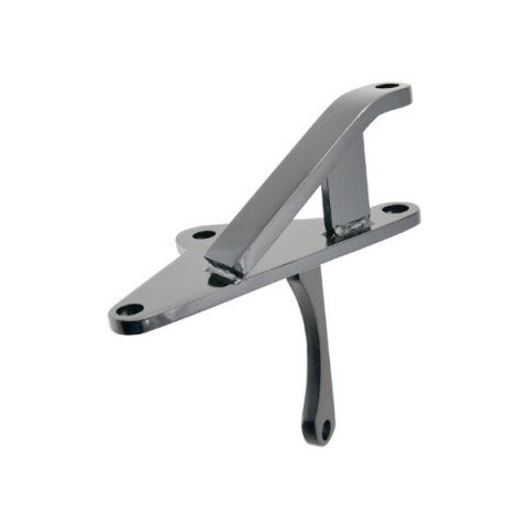 Alternator Bracket - Driver Side - Low Mount - Block Mount - Steel - Black Paint - Short Water Pump - Big Block Chevy - Kit
