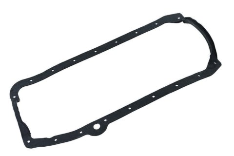 Oil Pan Gasket - 1-Piece - Steel Core Rubber - 2-Piece Seal - Small Block Chevy - Each