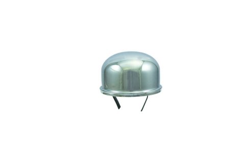 Breather - Push-In - Round - Steel - Chrome - Oil Filler Tubes - Each