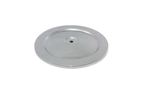 Air Cleaner Lid - 6 in Round - Steel - Chrome - Each