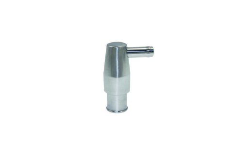 PCV Valve - 90 Degree - 3/8 in Hose Barb - Aluminum - Polished - Each