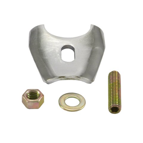 Distributor Hold Down - Stud Mounted - Hardware Included - Steel - Chrome - Chevy V8 - Each