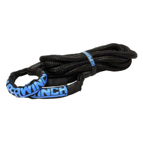 Tow Rope - 1 in Diameter - 30 ft Long - 10200 lb Capacity - Nylon - Black - Each