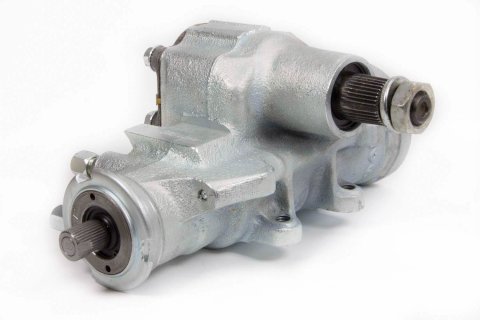 Steering Box - Power - Sportsman 700 Series - 3-Bolt - 3/4 in 30 Spline - 6 to 1 Ratio - 0.185 in Valve - Iron - Natural - Universal - Each thumbnail 2
