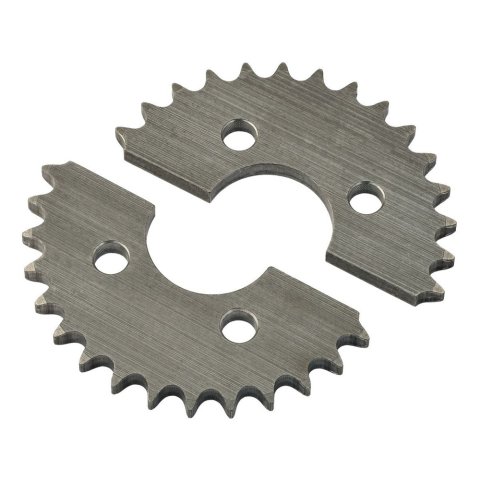 Axle Pulley - 30 Tooth - Aluminum - Natural - Quarter Midget - Each thumbnail 1