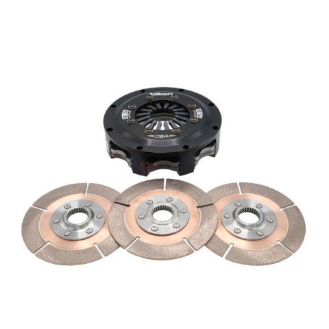 Clutch Kit - 5-1/2 Ultra - Triple Disc - 5.5 in Diameter - 1-5/32 x 26 Spline - Rigid Hub - Steel - Kit