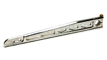 Torsion Arm - Front - Right Style - Hardware Included - Aluminum - Clear Anodized - Sprint Car - Each