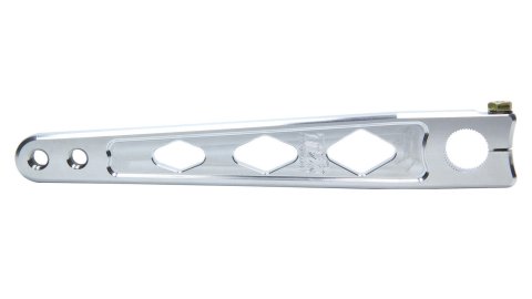Pitman Arm - 11.125 to 12.125 in Long - 10 Degree Broach - Aluminum - Natural - Sprint Car - Each