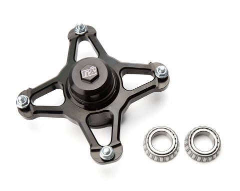 Wheel Hub - Front - Direct Mount - Passenger Side - REM Bearings - Aluminum - Black Anodized - Each