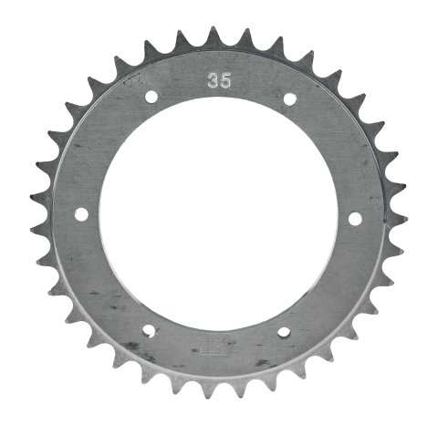 Axle Sprocket - 35 Tooth - 5.25 in Bolt Pattern - Aluminum - Natural - Micro Sprint - Each