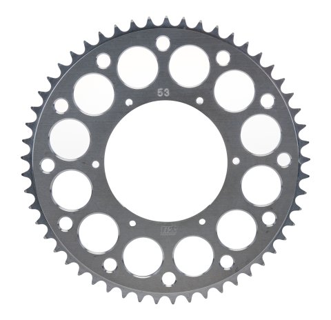 Axle Sprocket - 53 Tooth - 5.25 in Bolt Pattern - Aluminum - Natural - Micro Sprint - Each