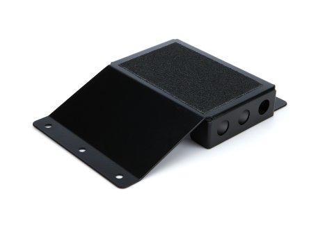 Heel Riser - 1 in Tall - 4.5 in Wide - Non-Skid Pad - Aluminum - Black Anodized - Each