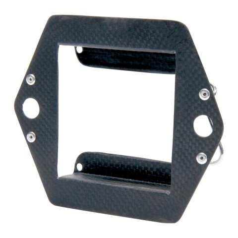 Tachometer Bracket - Plate Type - Carbon Fiber - Tel Tac - Sprint Car - Each thumbnail 1