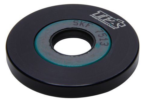 Cam Seal Plate - 2.384 in OD - Aluminum - Black Anodized - Dart Aluminum Blocks - Small Block Chevy - Each