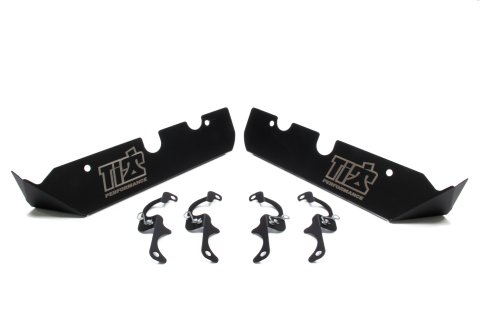 Spark Plug Guard - Aluminum - Black Anodized - Sprint Car - Kit