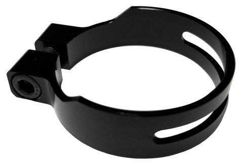 Hose Clamp - 1.50-2.00 in Hose - Allen - Aluminum - Black Anodized - Each