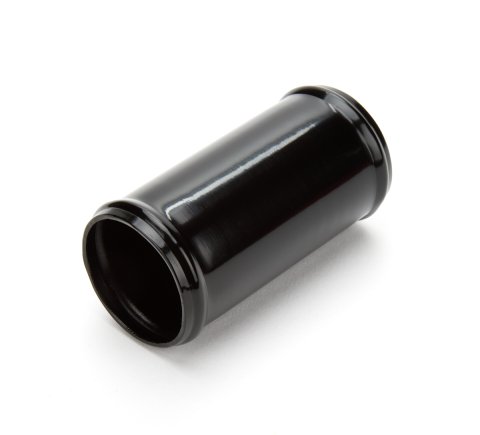 Tubing Coupler - Straight - 1-1/2 in ID - 3 in Long - Aluminum - Black Anodized - Each