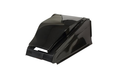 Hood - Outlaw - 3 Piece - Fiberglass - Black - Ti22 Sprint Car - Kit