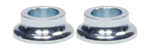 Tapered Spacer - 1/2 in ID - 3/8 in Thick - Steel - Zinc Oxide - Universal - Pair