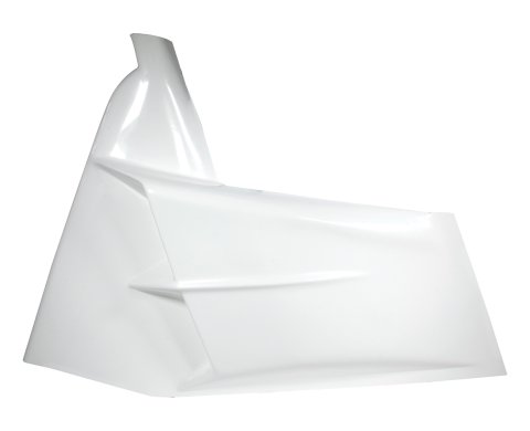Arm Guard - Passenger Side - Fiberglass - White - Ti22 Sprint Car - Each