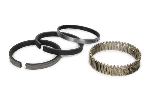 Piston Rings - Classic Race - 4.315 in Bore - File Fit - 1/16 x 1/16 x 3/16 in Thick - Standard Tension - Ductile Iron - Plasma Moly - 8-Cylinder - Kit