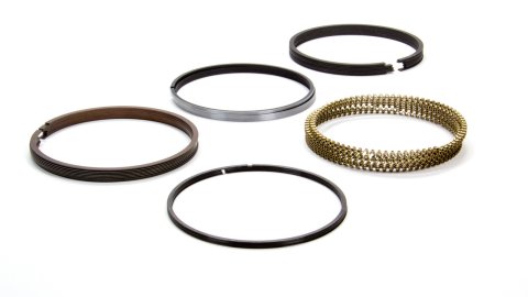 Piston Rings - Maxseal Gold - Gapless Top Ring - 4.040 in Bore - File Fit - 0.043 in x 0.043 in x 3.0 mm Thick - Low Tension - Ductile Iron - Natural - 8-Cylinder - Kit thumbnail 2
