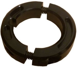 Rock Screen Clamp - 1-1/4 in Tube - Hardware Included - Aluminum - Black Anodized - Sprint Car - Each