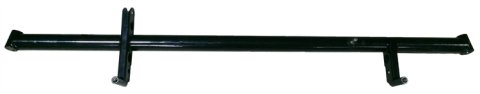 Front Axle Assembly - 1.5 in OD - 39.5 in Wide - 10 Degree Front Spindles - Chromoly - Black - Torsion Bar - Mini Sprint - Each thumbnail 1