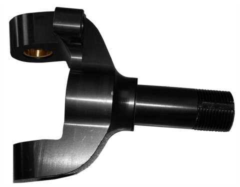Spindle - Aluminum - Black Anodized - Front - Tall Boss - Mini Sprint - Each thumbnail 1