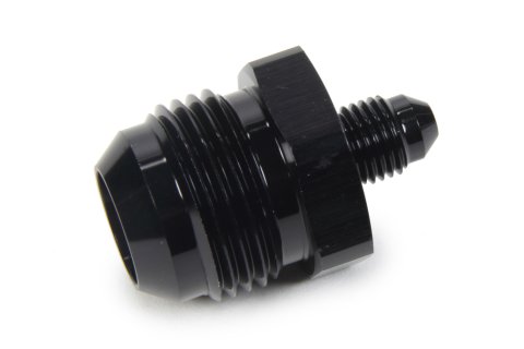 Fitting - Adapter - Straight - 4 AN Male to 12 AN Male - Aluminum - Black Anodized - Each