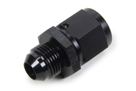 Fitting - Adapter - Straight - 10 AN Female Swivel to 8 AN Male - Aluminum - Black Anodized - Each