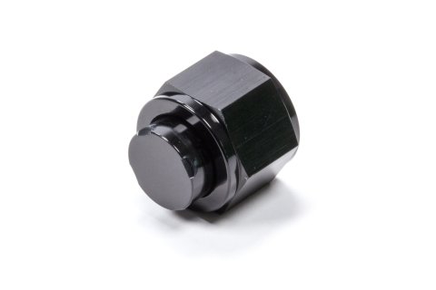 Fitting - Cap - 12 AN - Aluminum - Black Anodized - Each