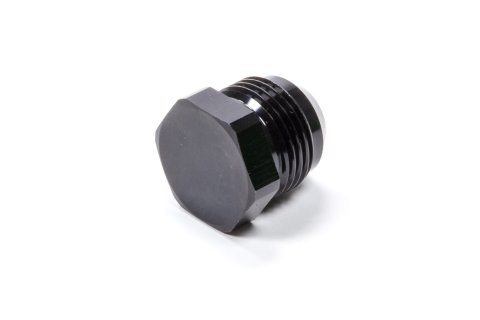 Fitting - Plug - 12 AN - Hex Head - Aluminum - Black Anodized - Each