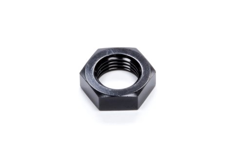 Bulkhead Fitting Nut - 6 AN - Aluminum - Black Anodized - Each