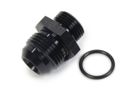 Fitting - Adapter - Straight - 12 AN Male to 10 AN Male O-Ring - Aluminum - Black Anodized - Each