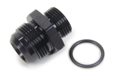 Fitting - Adapter - Straight - 16 AN Male to 12 AN Male O-Ring - Aluminum - Black Anodized - Each