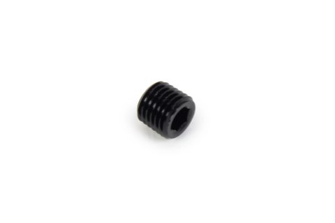 Fitting - Plug - 1/16 in NPT - Allen Head - Aluminum - Black Anodized - Each