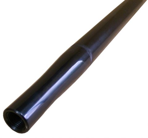 Suspension Tube - Swedged - 1.125 in OD - 17 in Long - 5/8-18 in Female Thread - Aluminum - Black Anodized - Radius Rod - Triple X Midget - Each