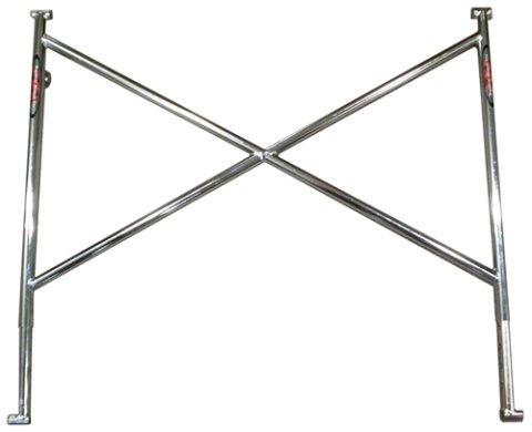 Wing Post - Top - 16 in Tall - Sliders Included - Chromoly - Chrome - Triple X Sprint Car - Kit