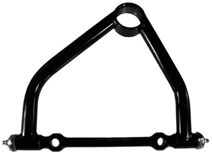 Control Arm - 19 Series - Tubular - Upper - 8.5 in Long - 1-1/2 in Offset - Screw-In Ball Joint - Steel - Black Powder Coat - Universal - Each thumbnail 1