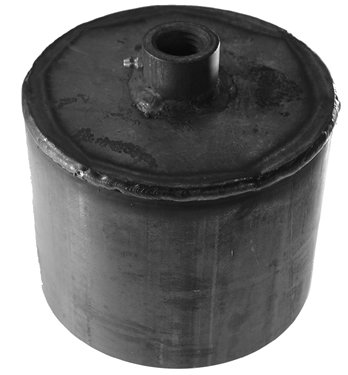 Spring Cup - Upper - Screw-On - 1-8 in Thread - 6 in ID - 5.125 in Height - Grease Fitting - Steel - Natural - Universal - Each thumbnail 1