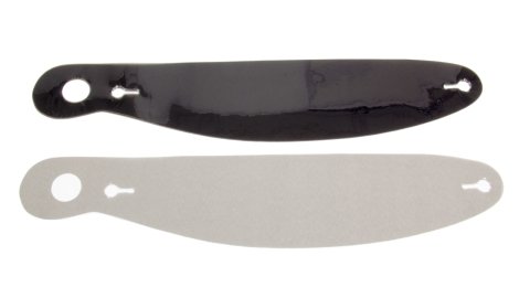 Helmet Shield Tear Off - 2 mm Thick - 12 in Center to Center - Plastic - Smoked - Arai GP6 - Set of 5 thumbnail 2