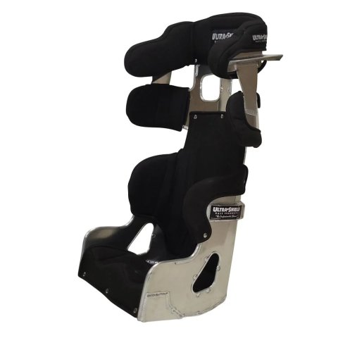 Seat - TC1 Sprint - 14 in Wide - Standard Height - 10 Degree Layback - Black Cover Included - Aluminum - Natural - Kit