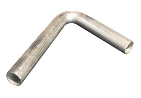 Exhaust Bend - 45 Degree - 1.5 in Diameter - 1.5 in Radius - 16 Gauge - Stainless - Natural - Each