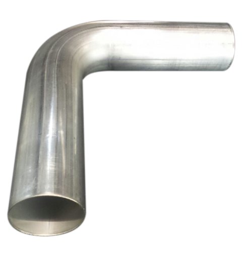 Exhaust Bend - 90 Degree - 3 in Diameter - 4.5 in Radius - 16 Gauge - Stainless - Natural - Each